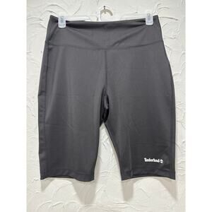 Timberland Women's Logo Biker Shorts - Color: Black  Size: XL